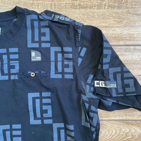 Coogi Men's Australia 1969 T-shirt Industria Black Logo Print - Picture 4 of 10